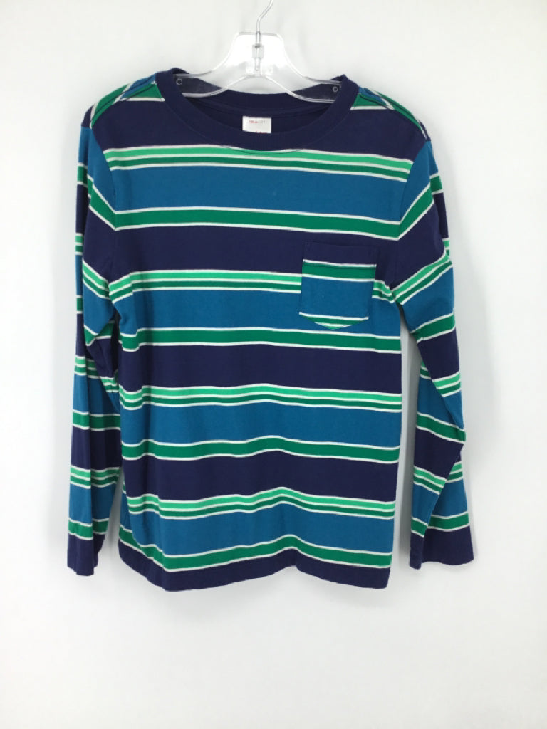 Hanna Andersson Child Size 8 Blue Stripe T-shirt - boys