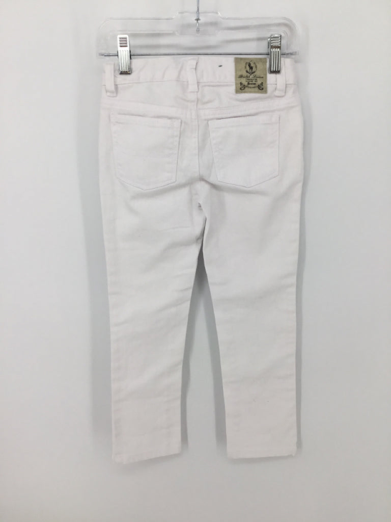 Ralph Lauren Child Size 5 White Jeans - girls