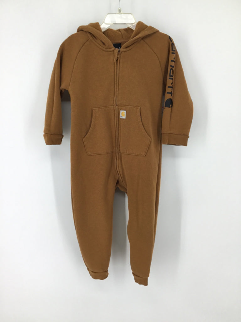Carhartt Child Size 24 Months Brown Solid Outfit - boys