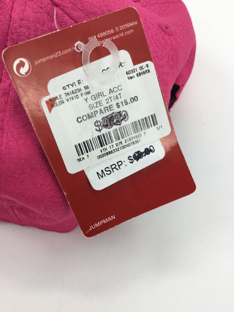 Air Jordan Child Size Toddler Pink Hats - girls
