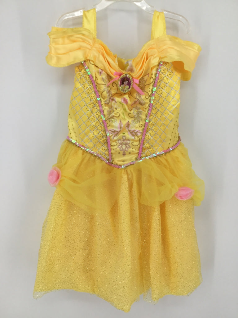 Disney Child Size 6 Yellow Belle Dress-Up