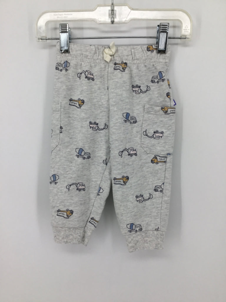 Carter's Child Size 12 Months White Print Pants - boys
