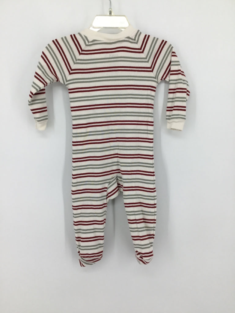 Pact Organic Child Size 3-6 Months Burgundy Sleepers