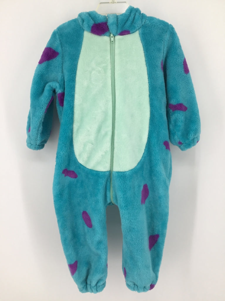Child Size 4 Blue Monsters Inc Halloween Costume