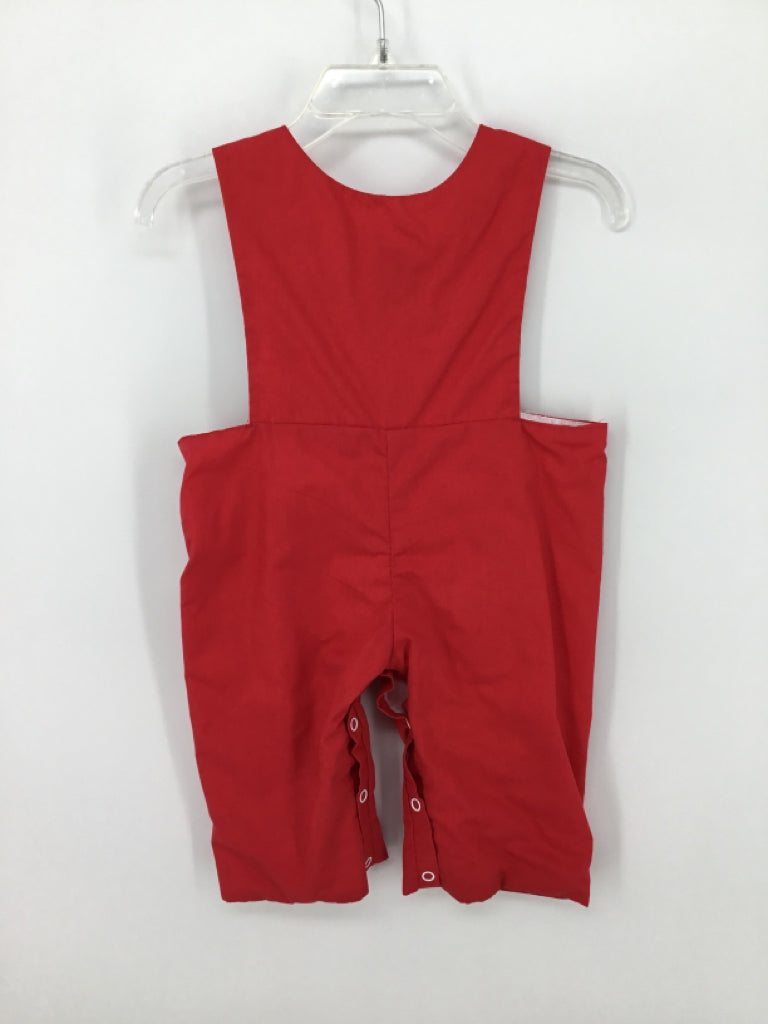 Max J Child Size 6 Months Red Christmas Outfit