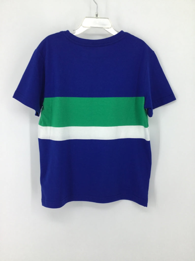 Ralph Lauren Child Size 7 Blue Stripe T-shirt - boys