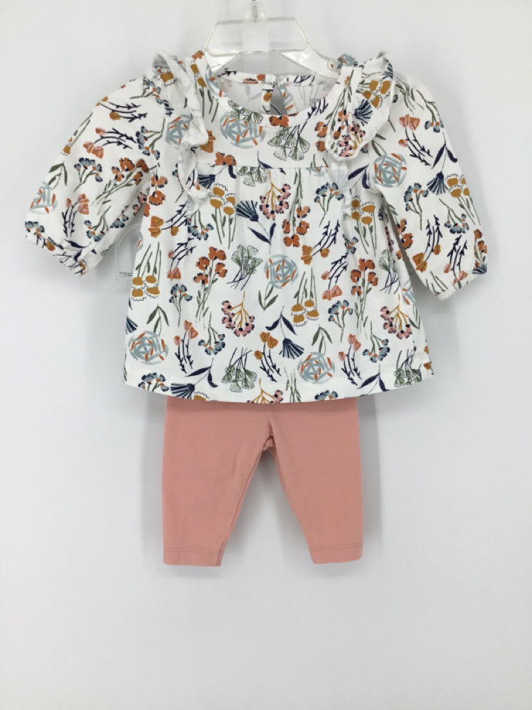 Just One You Made by Carters Child Size 3 Months White Outfit - girls