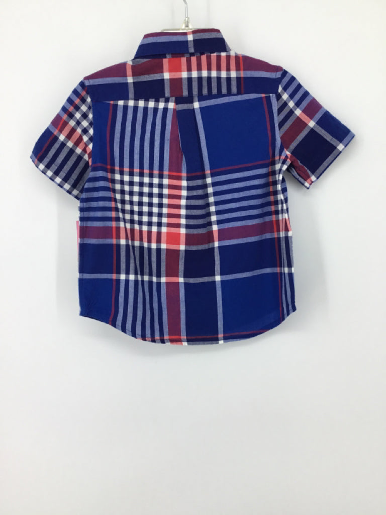 Ralph Lauren Child Size 24 Months Blue Plaid Shirt - boys