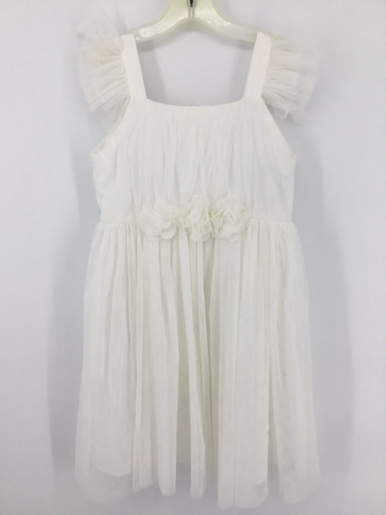 Bonnie Jean Child Size 6 White Dress - girls