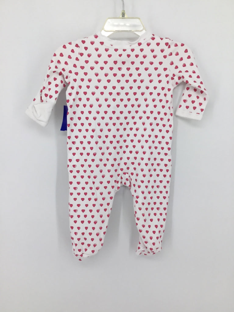 Roller Rabbit Child Size 0-3 Months Pink Sleepers