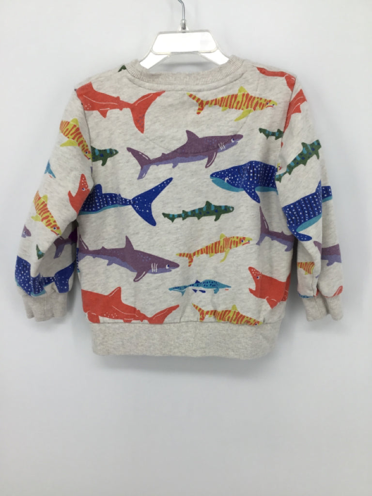 Mini Boden Child Size 4 Multi-Color Print Sweatshirt - boys