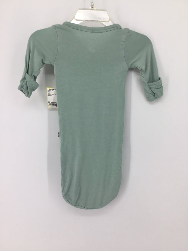 Kyte Child Size Preemie Green Sleepers