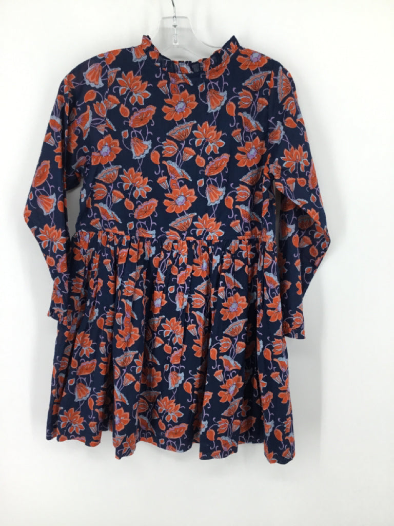 Pink Chicken Child Size 8 Navy Dress - girls