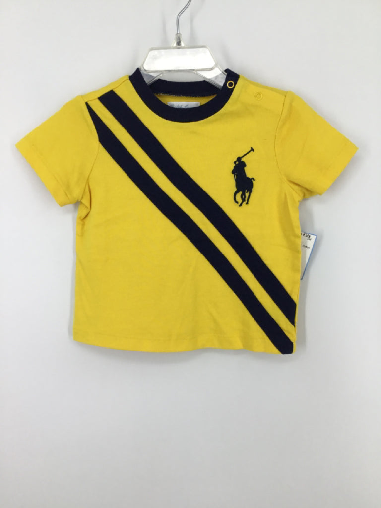 Ralph Lauren Child Size 9 Months Yellow Embellished T-shirt - boys