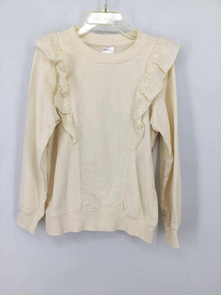 Hanna Andersson Child Size 6 Cream Sweatshirt - girls