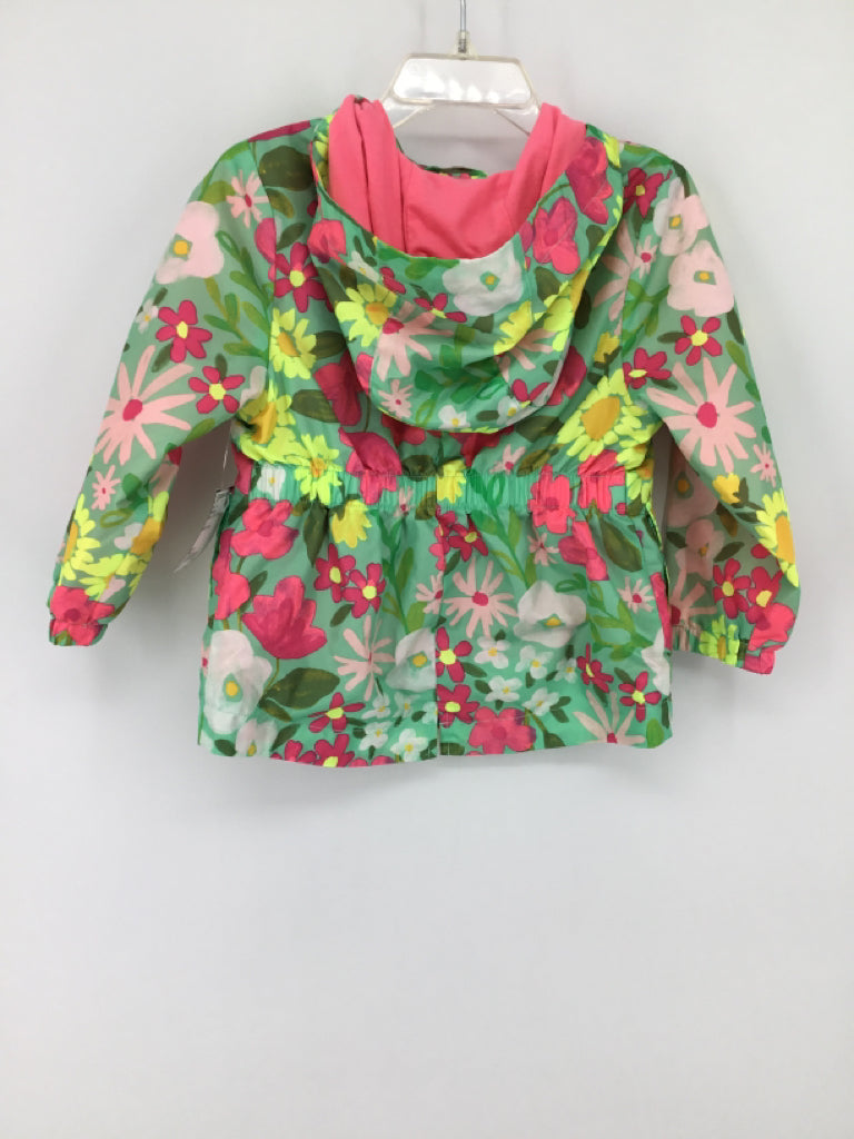 Cat & Jack Child Size 2 Green Jacket - girls