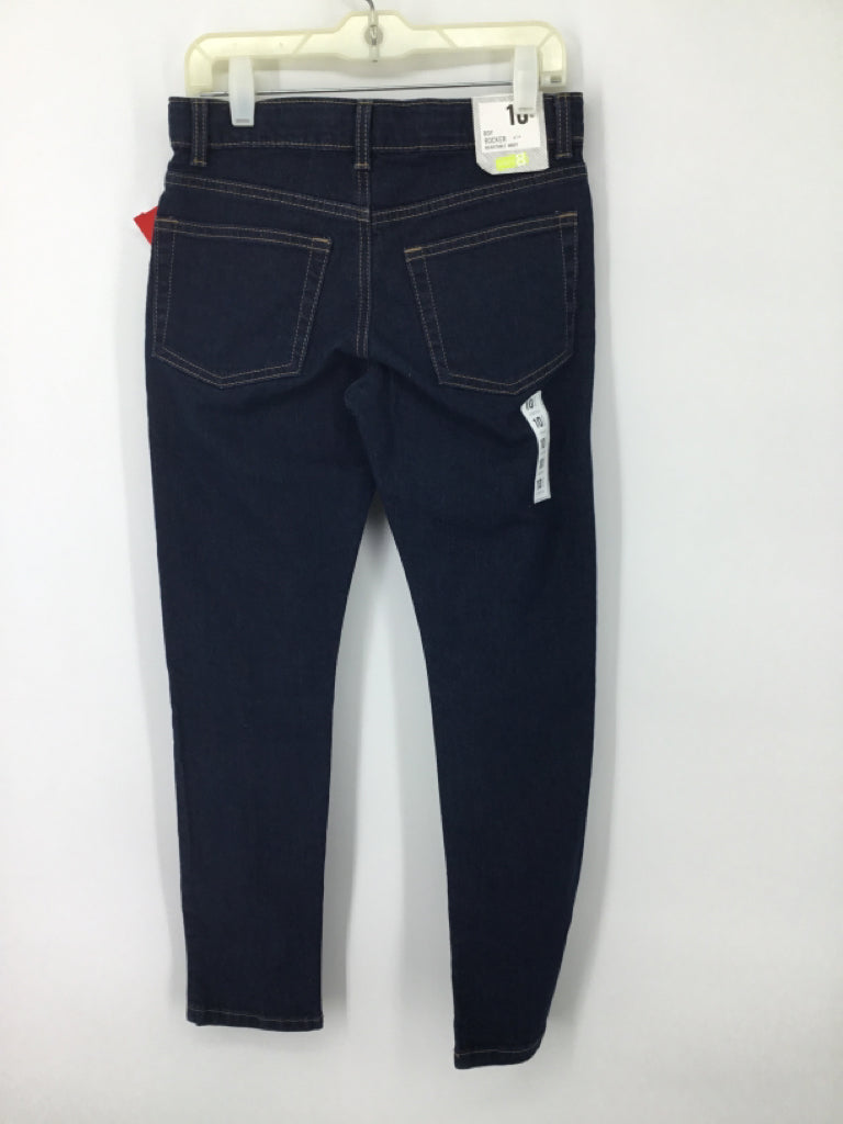 Crazy 8 Child Size 10 Blue Solid Jeans - boys