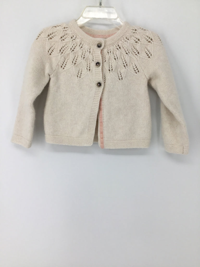 Baby Boden Child Size 12-18 Months Tan Sweater - girls