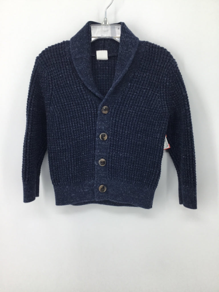 Baby Gap Child Size 2 Navy Solid Sweater - boys