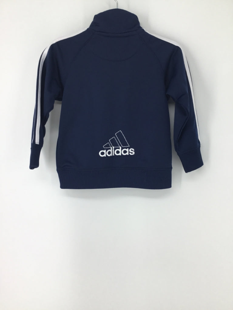 Adidas Child Size 18 Months Navy Solid Jacket - boys