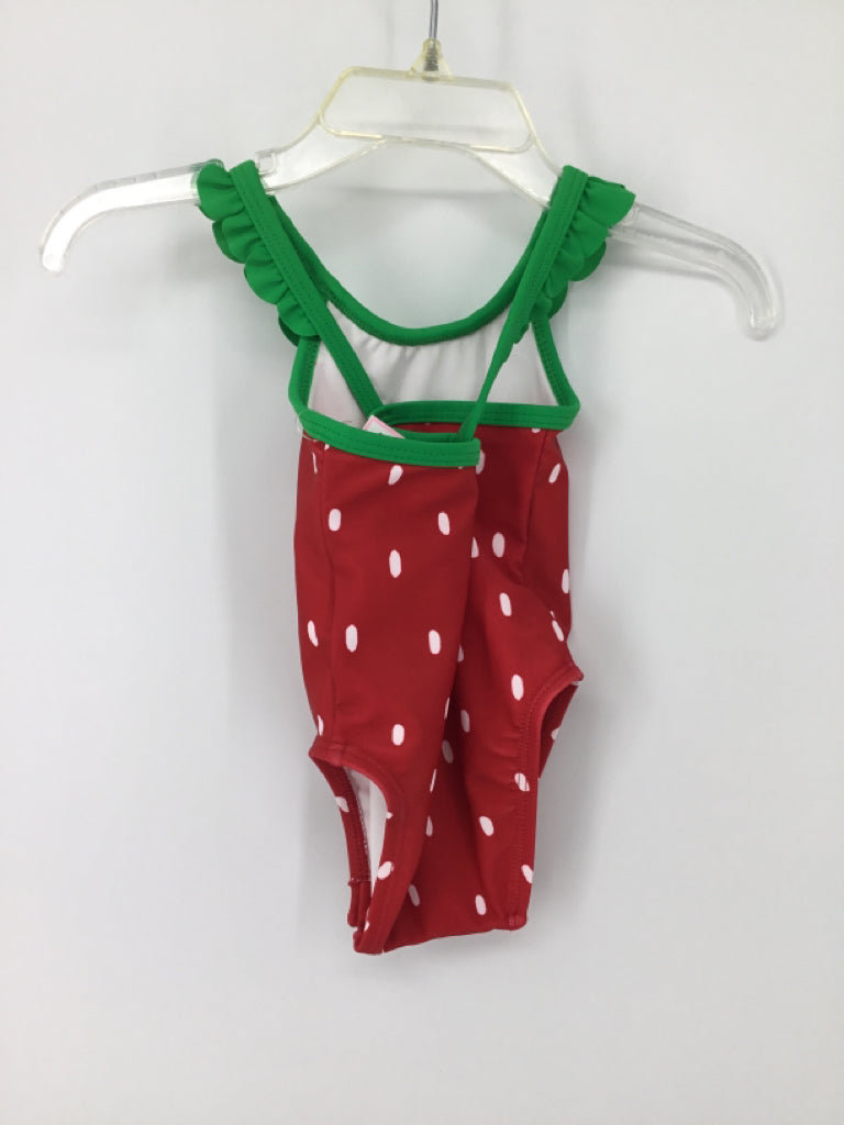 Old Navy Child Size 0-3 Months Red Swimwear - girls