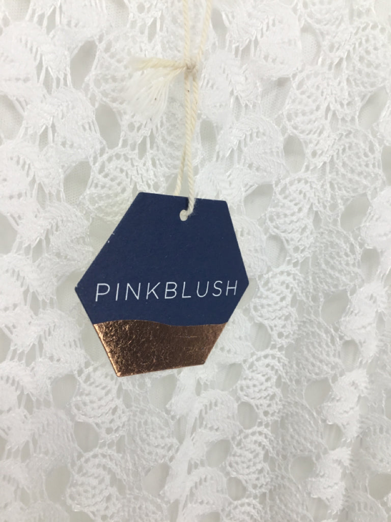 Pink Blush Size M Cotton Blend Dress - Maternity