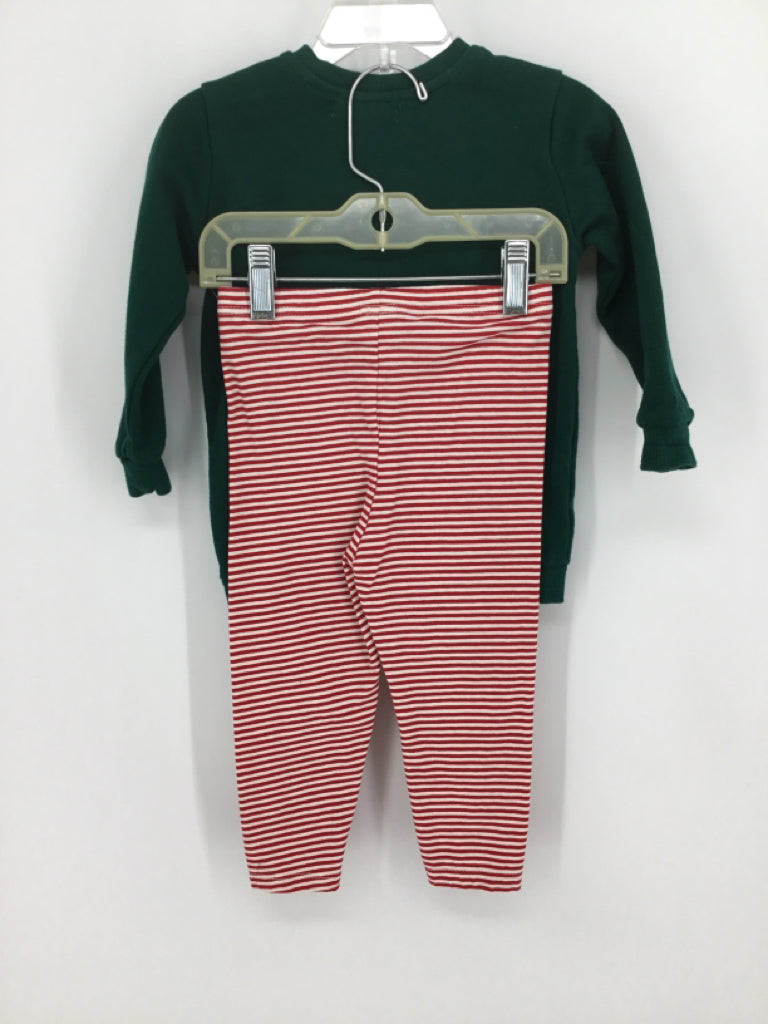 Starting Out Child Size 24 Months Green Christmas Outfit