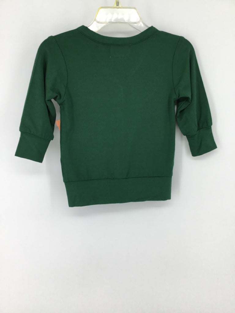 Polished Prints Child Size 3-6 Months Green Solid Shirt - boys