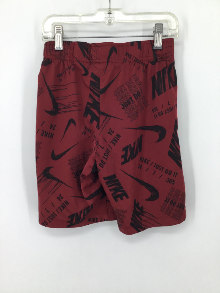 Nike Child Size 8 Red Print Shorts - boys