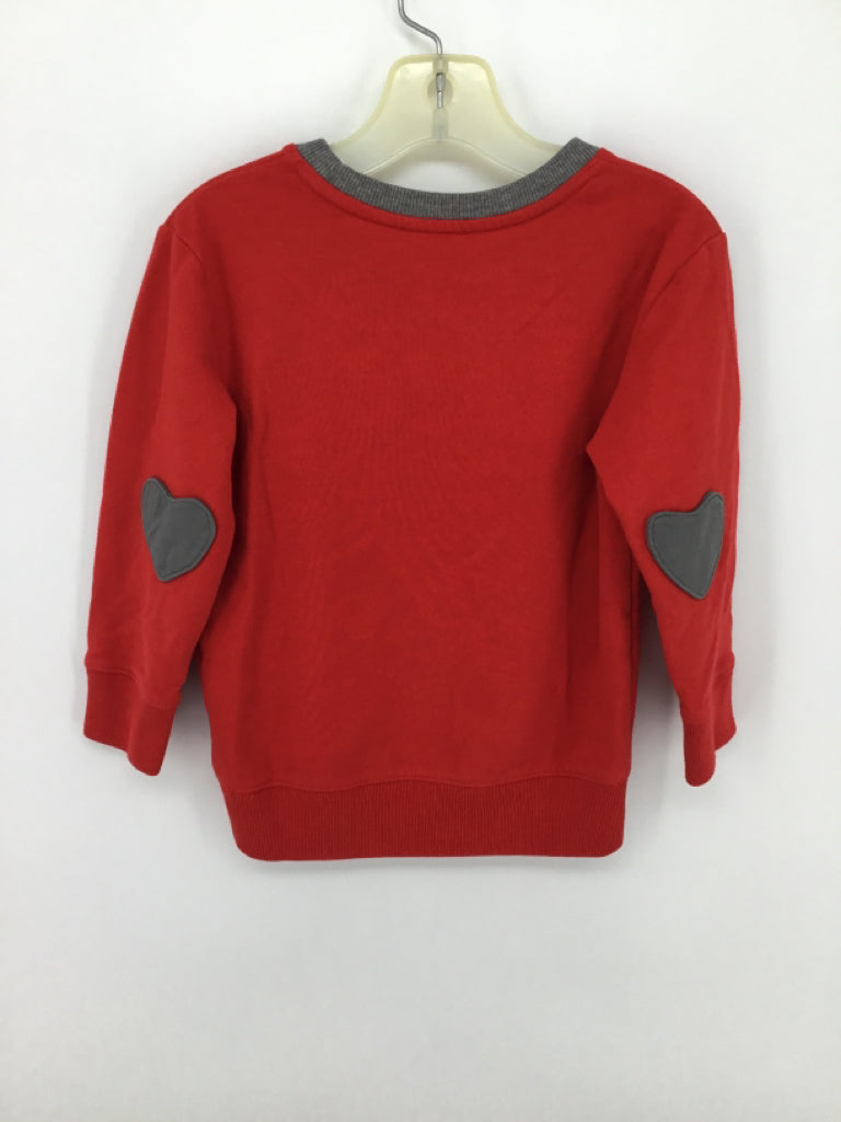 Cat & Jack Child Size 3 Red Valentine's Day Sweatshirt