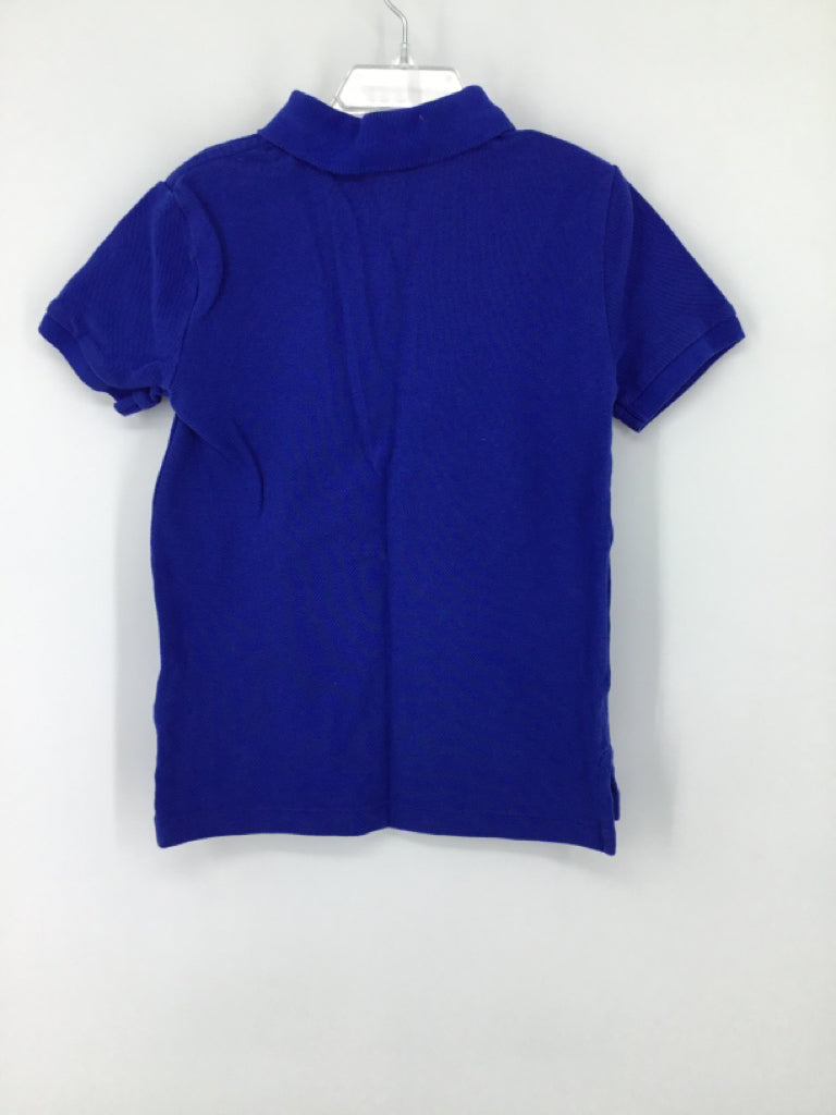 Ralph Lauren Child Size 6 Blue Solid Shirt - boys