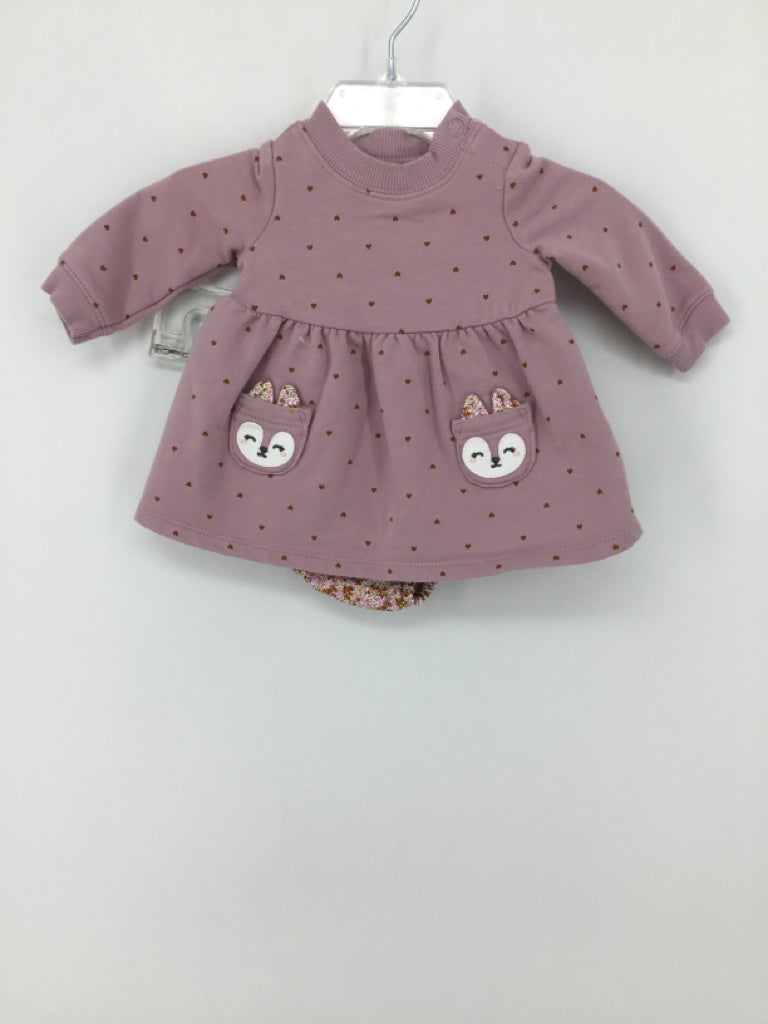 Carter's Child Size Newborn Pink Dress - girls