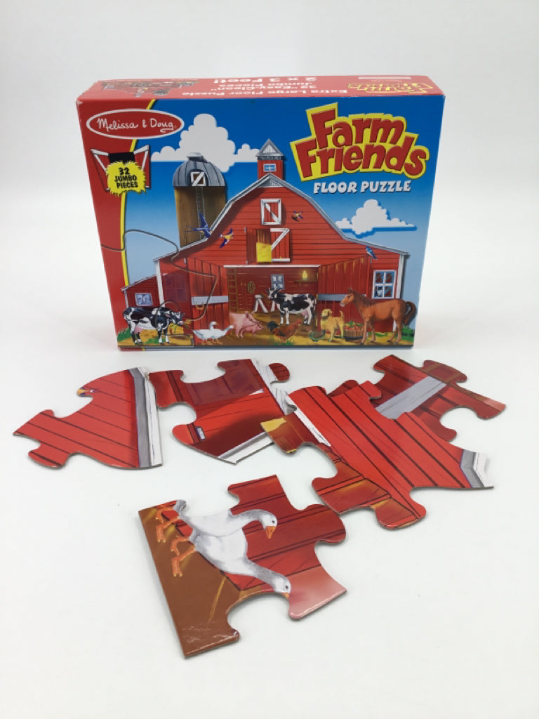 Melissa & Doug Farm Friends Floor Puzzle - 32 pcs