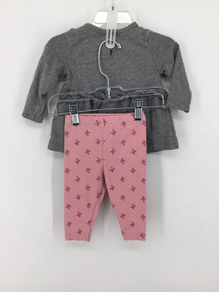 Just One You Made by Carters Child Size 6 Months Gray Outfit - girls