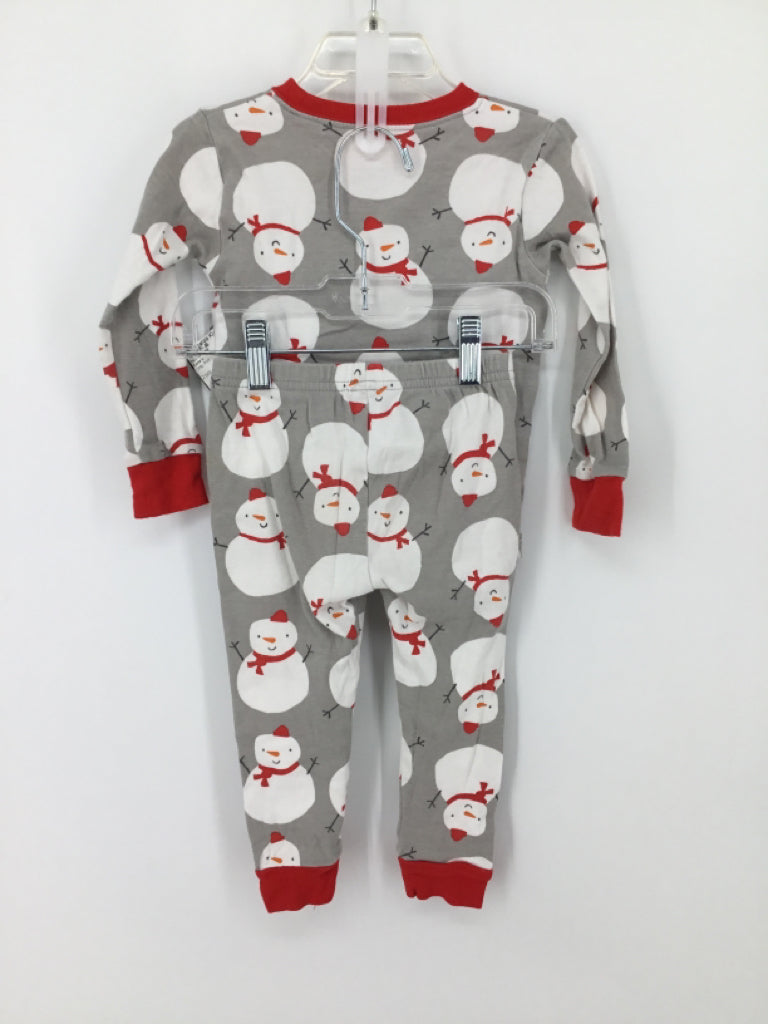 Carter's Child Size 2 Gray Print Pajamas - boys