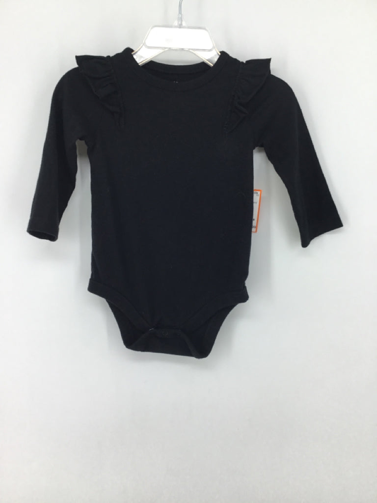 Cat & Jack Child Size 6-9 Months Black Onesie