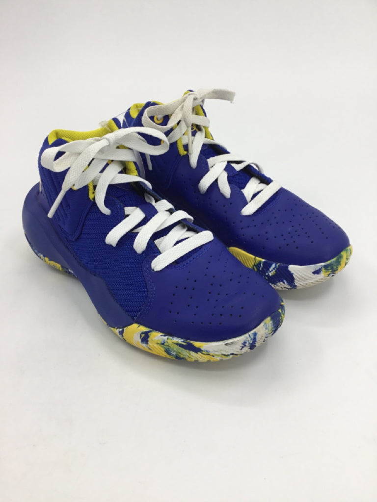 Under Armour Child Size 3.5 Youth Blue Sneakers