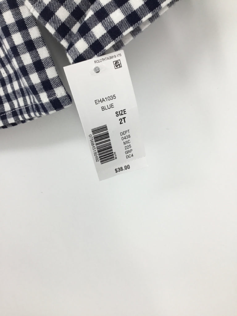 Edgehill Collection Child Size 2 Navy Christmas Shirt