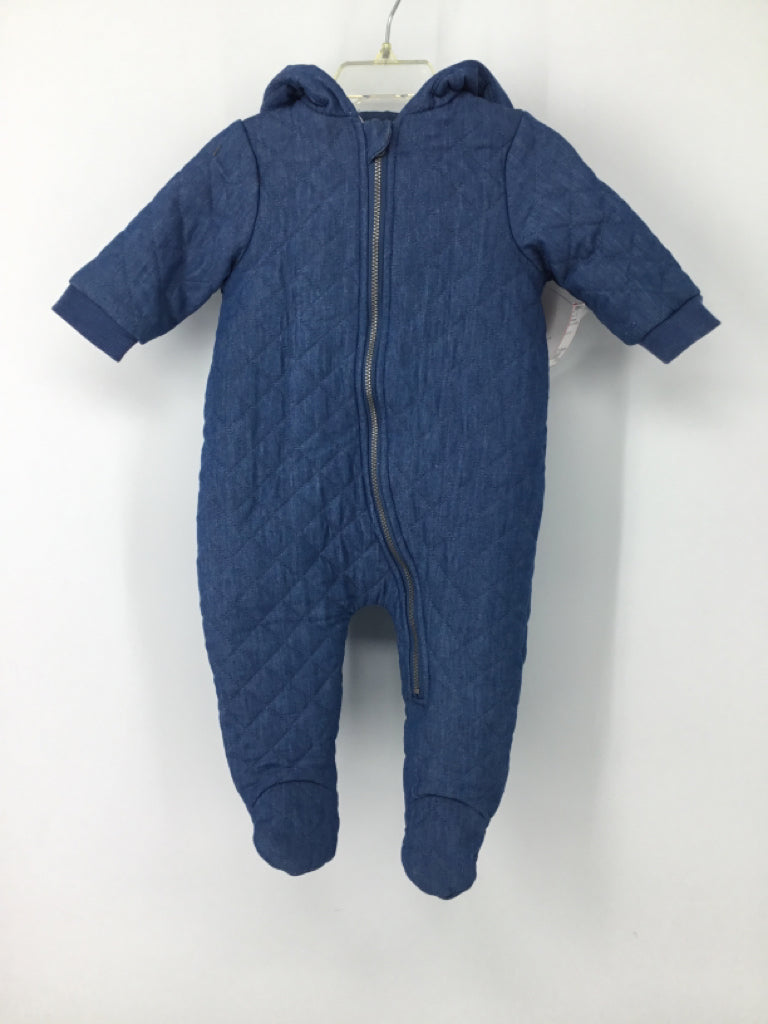 First Impressions Child Size 3-6 Months Blue Solid Outerwear - boys