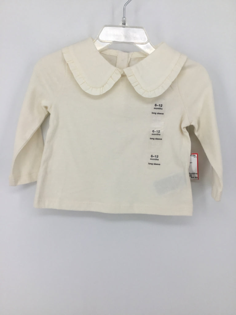Baby Gap Child Size 6-12 Months Cream Shirt - girls