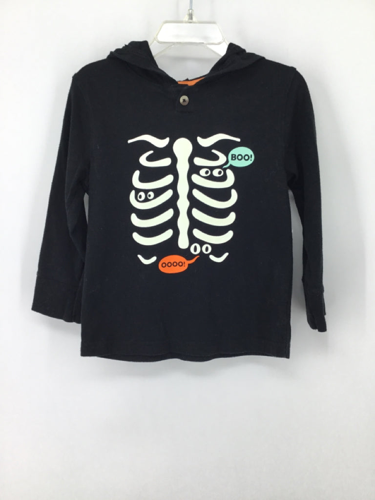 Cat & Jack Child Size 2 Black Halloween Shirt