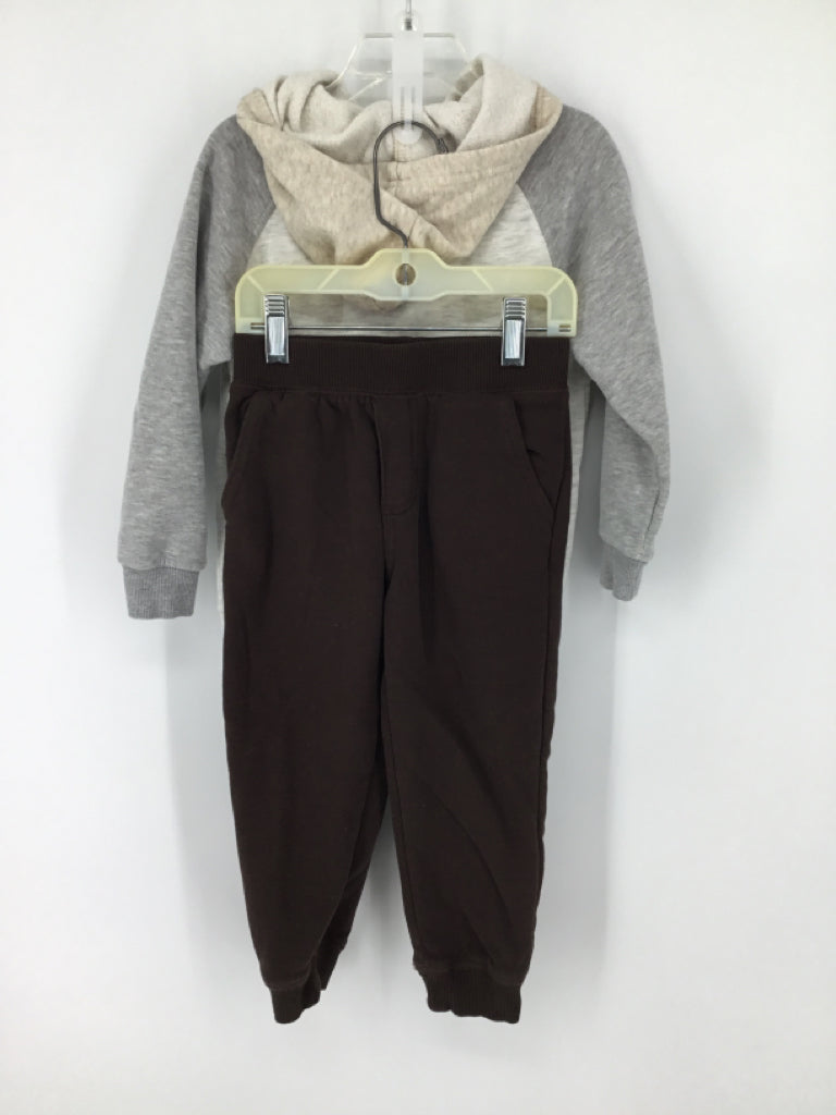 Kids Headquarters Child Size 4 Gray Dinosaur Outfit - boys