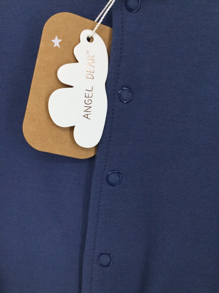 Angel Dear Child Size 12-18 Months Blue Solid Jacket - boys