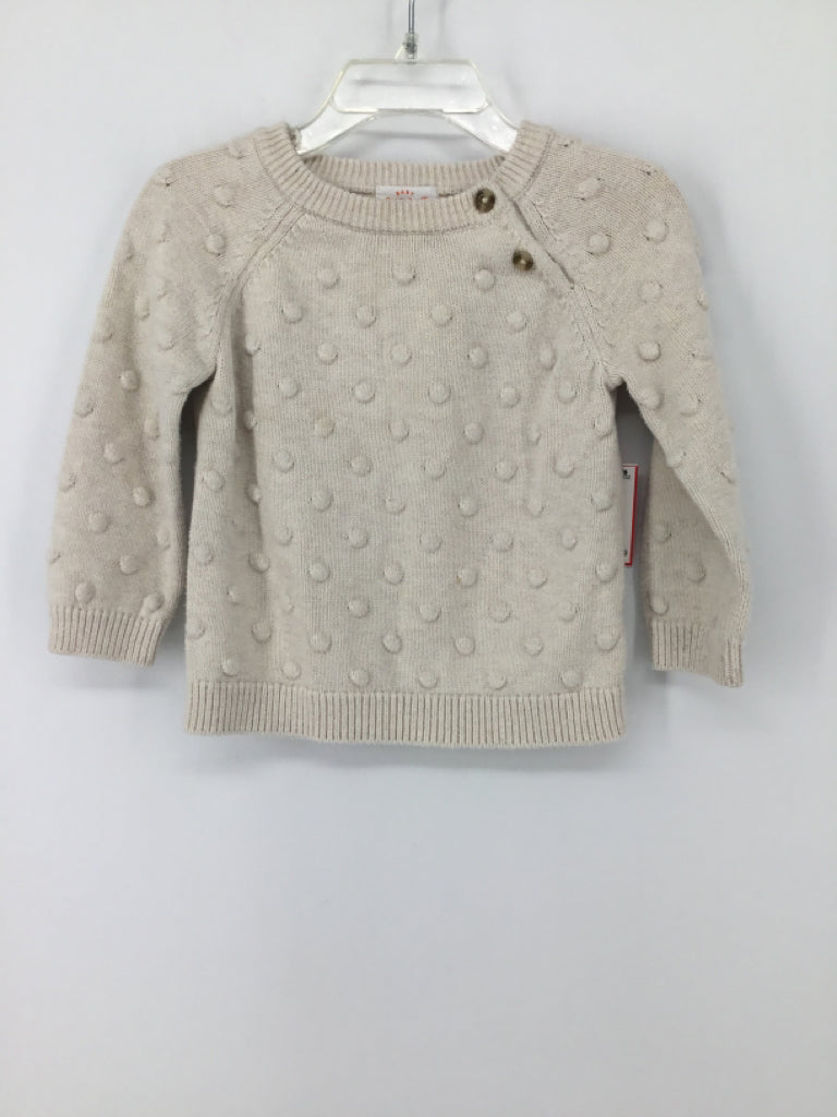 C & L Child Size 18 Months Tan Solid Sweater - boys