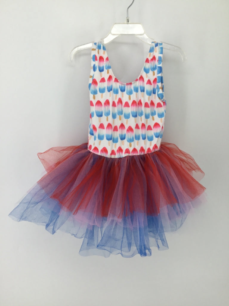 Mila & Rose Child Size 3 Multi-Color Stars & Stripes Dress