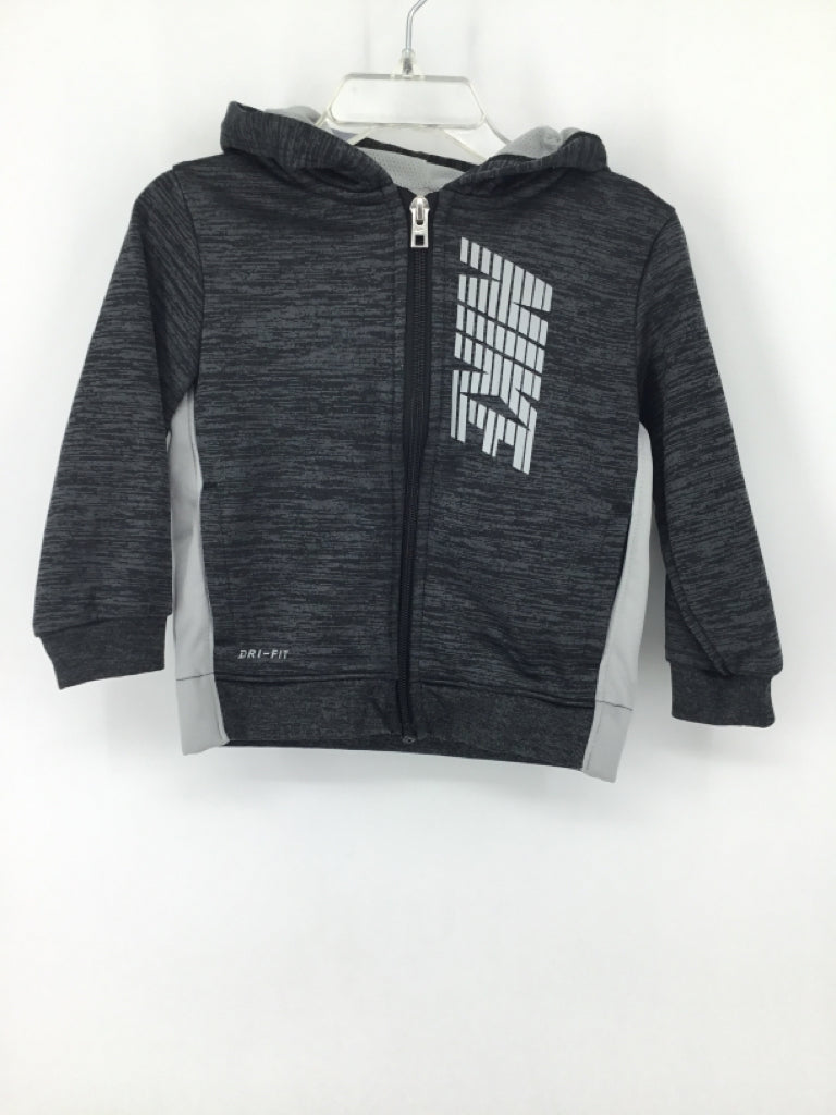 Nike Child Size 24 Months Black Marbled Hoodie - boys