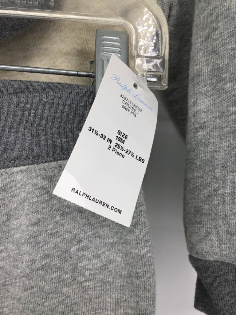 Ralph Lauren Child Size 18 Months Gray Solid Outfit - boys