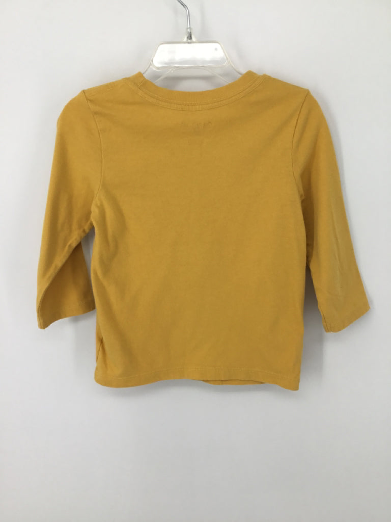 Cat & Jack Child Size 18 Months Yellow Thanksgiving T-Shirt