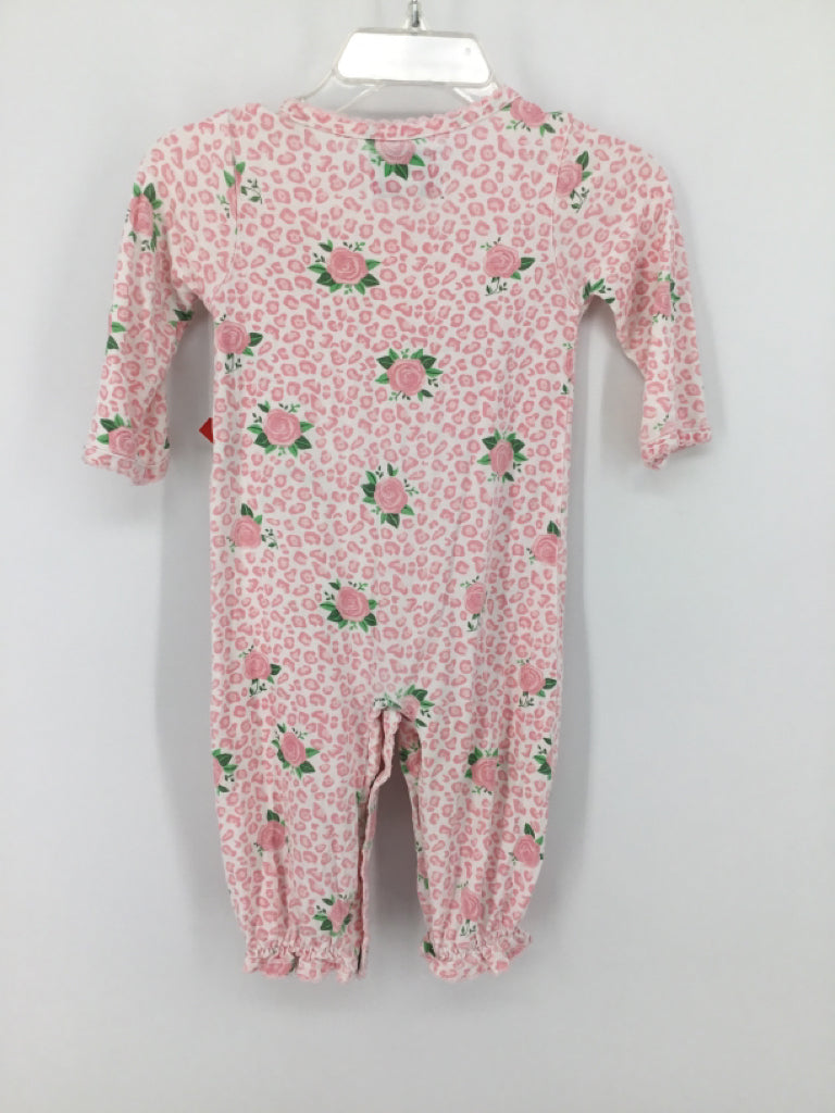Mudpie Child Size 0-3 Months Pink Pajamas - girls