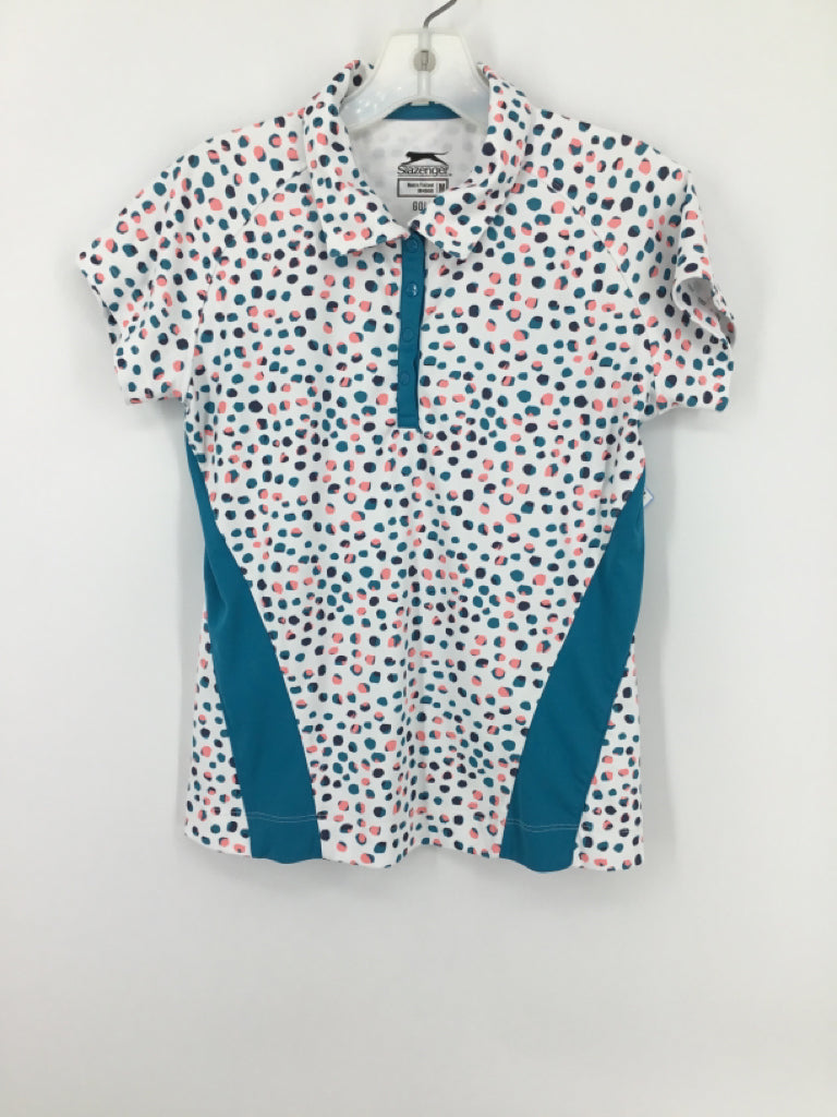 Slazenger Child Size 10 Teal Shirt - girls